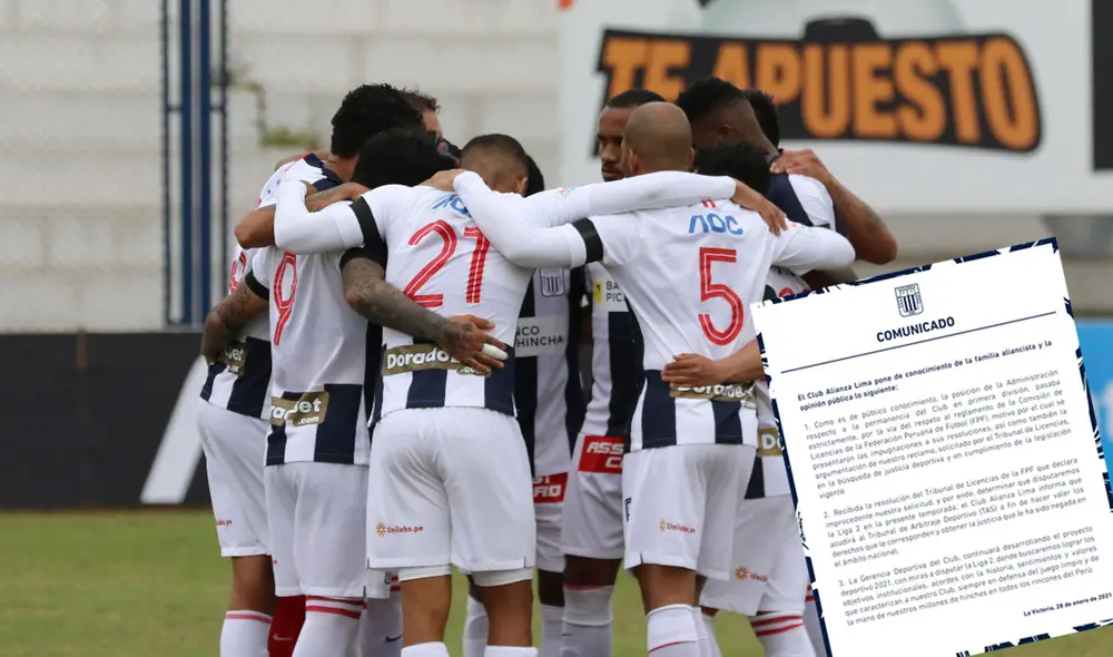 Alianza Lima disputará la segunda división este 2021. Foto: Liga 1