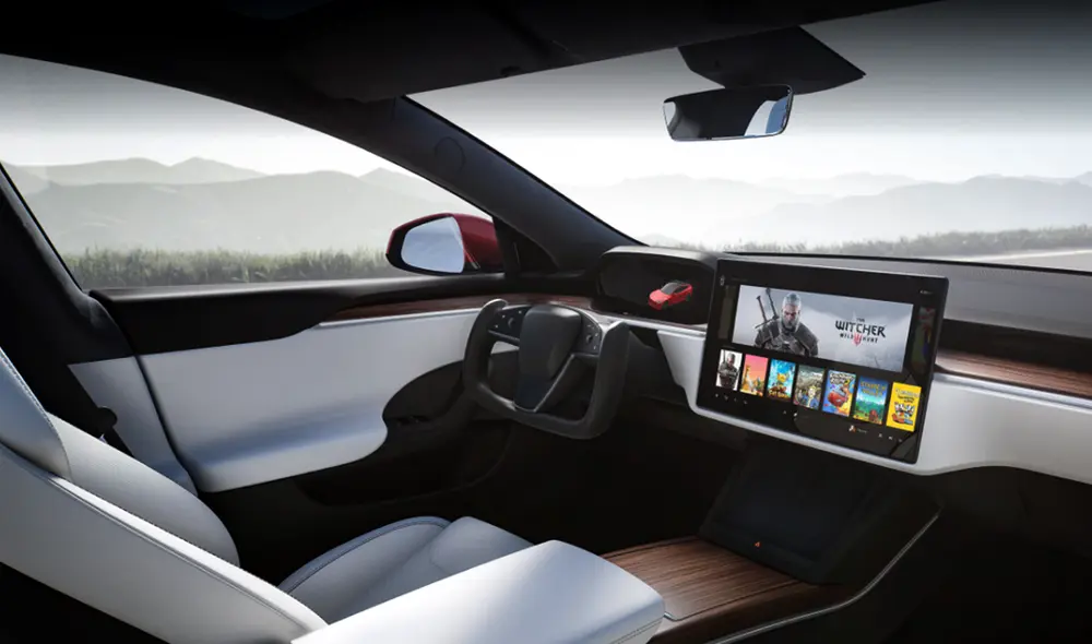 Los nuevos Model S Plaid y Plaid+ podrán correr los juegos desarrollados por CD Projekt Red. Foto: Tesla Los nuevos Model S Plaid y Plaid+ podrán correr los juegos desarrollados por CD Projekt Red. Foto: Tesla