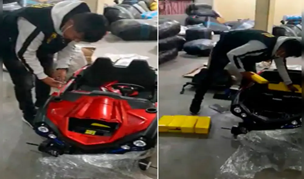 Encomienda tenía como destinatario a Cesar Mamani Mamani. Foto: Fiscalía. Encomienda tenía como destinatario a Cesar Mamani Mamani. Foto: Fiscalía.