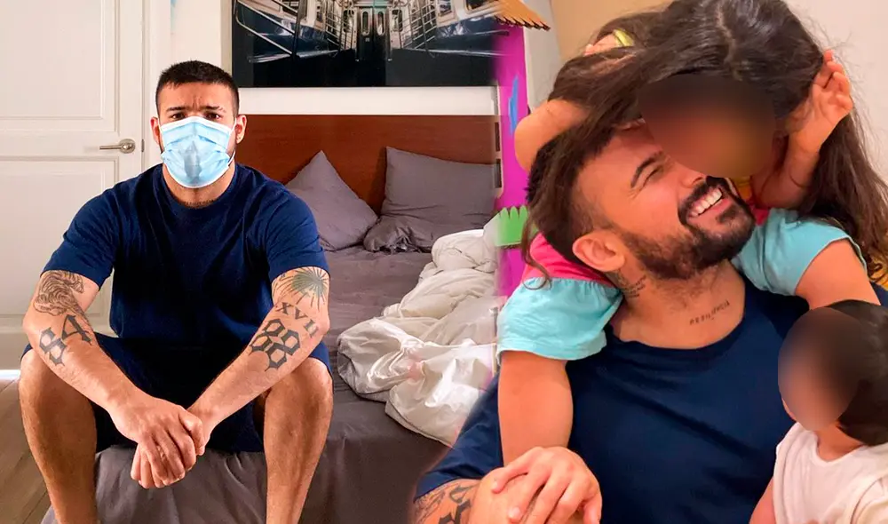 El cantante tuvo que alejarse de su familia al llegar a Lima desde Miami. Foto: Instagram / Ezio Oliva El cantante tuvo que alejarse de su familia al llegar a Lima desde Miami. Foto: Instagram / Ezio Oliva