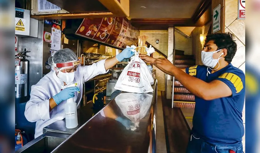 Restaurantes solo podrán atender vía delivery. Foto: TuriWeb Restaurantes solo podrán atender vía delivery. Foto: TuriWeb