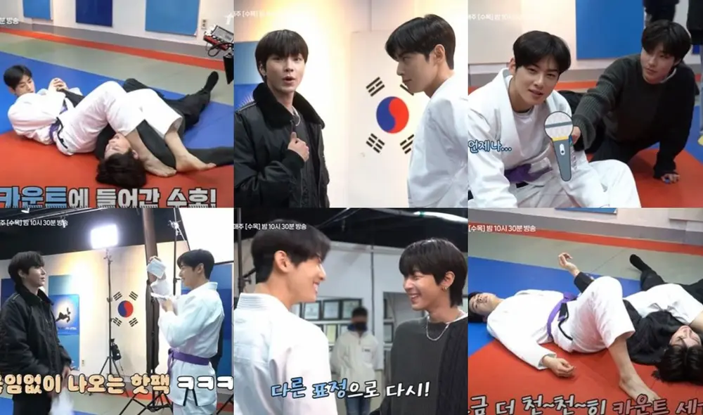 Detrás de cámaras del episodio 14 de True beauty. Foto: composición LR / tvN