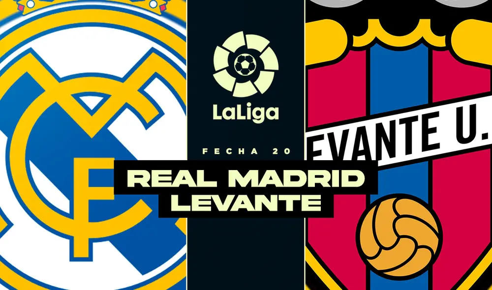 Real Madrid enfrenta a Levante por LaLiga Santander. Foto: Composición Gerson Cardoso/La República