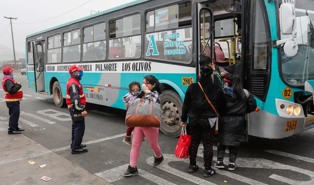 MTC recordó que todos los pasajeros deben usar mascarilla y protector facial dentro de unidades. Foto: La República