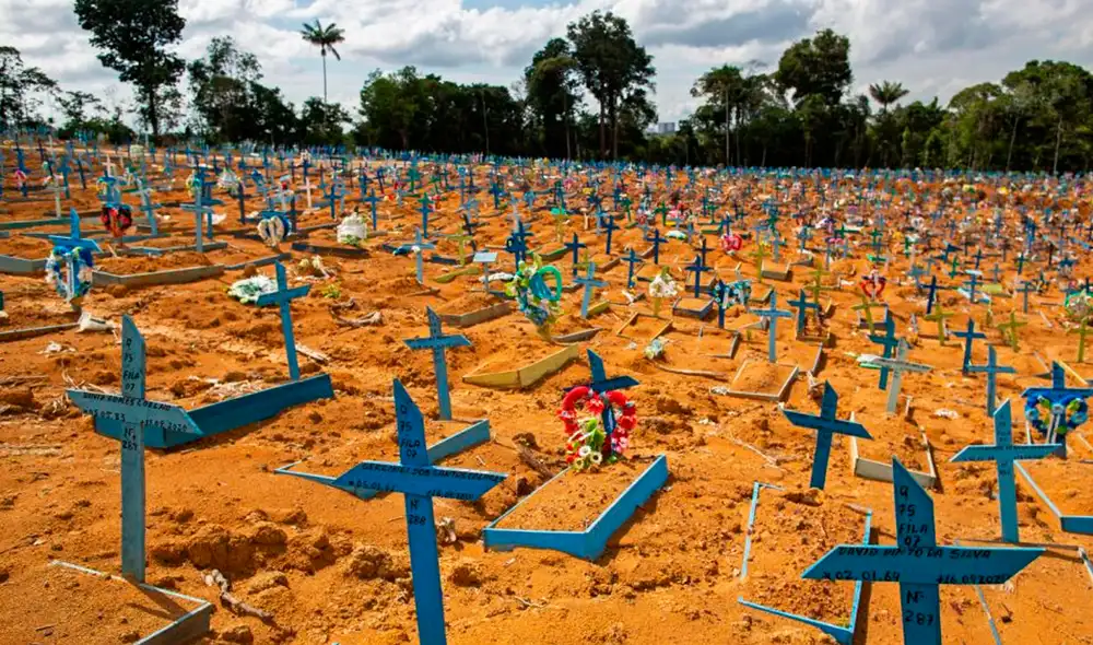 Brasil es el segundo país con más muertes en el mundo por COVID-19 después de Estados Unidos y el tercero con más casos después de la nación norteamericana e India. Foto: AFP Brasil es el segundo país con más muertes en el mundo por COVID-19 después de Estados Unidos y el tercero con más casos después de la nación norteamericana e India. Foto: AFP