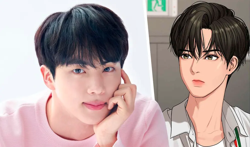 Fans resaltaron las semejanzas entre el cantante de BTS y el protagonista de True beauty. Foto: composición Big Hit/Webtoon