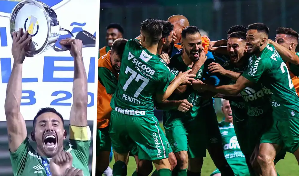 Chapecoense descendió al Brasileiraro B en el 2019, tres años después del fatal accidente. Foto: Chapecoense
