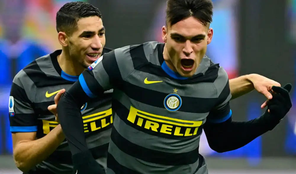 Inter derrotó a Benevento por la fecha 20 de la Serie A italiana. Foto: AFP