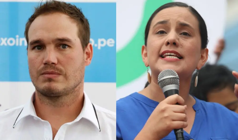 George Forsyth y Verónika Mendoza. Foto: composición / La República