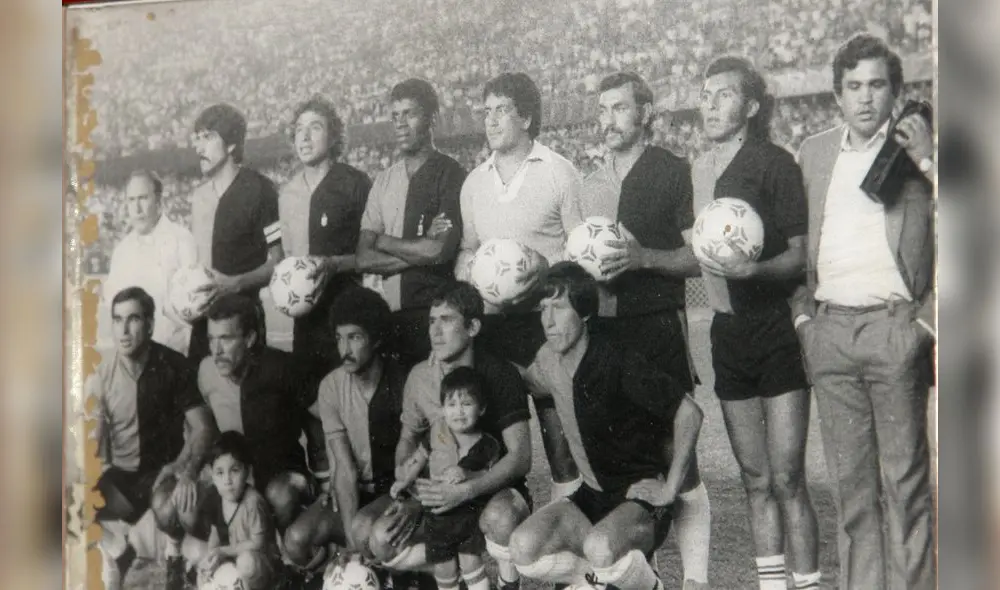 Jugadores: Obando, Bustamante, Ramírez, Campana, Bisetti, Jorge Ramírez, Pérez, Ernesto Neyra, Genaro Neyra,  Medina y Gutiérrez (Foto:Galería Club Melgar)