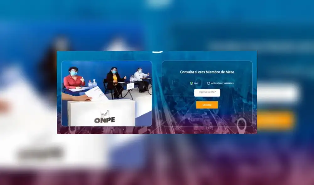 Conocer si eres miembro de mesa es muy fácil. Foto: ONPE Conocer si eres miembro de mesa es muy fácil. Foto: ONPE