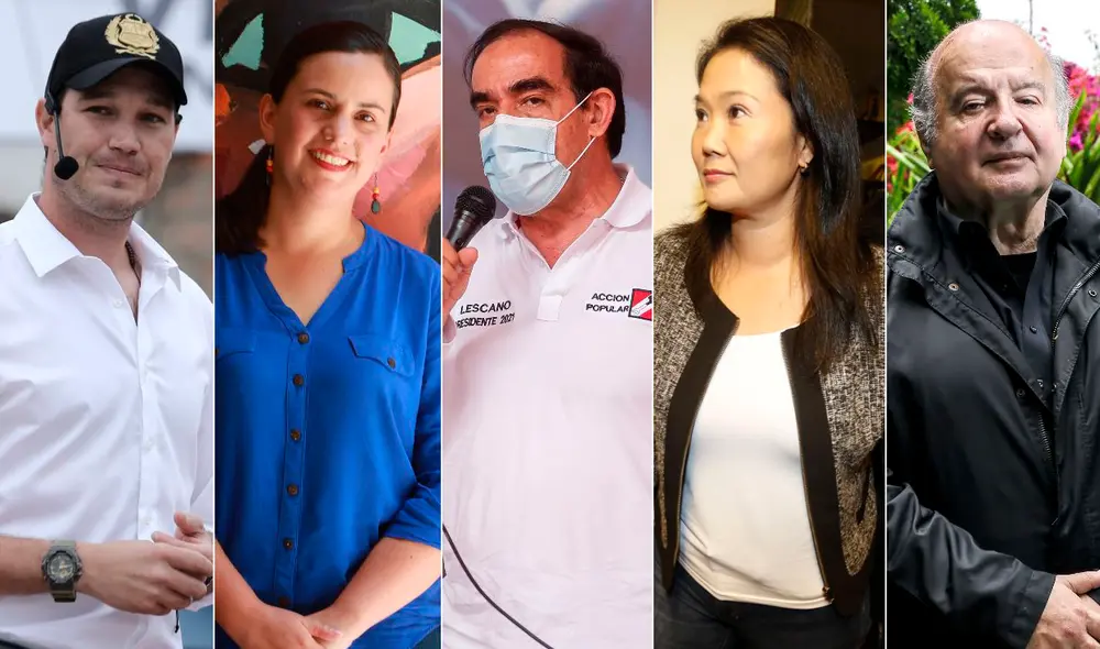 El más favorecido sigue siendo Forsyth, esta vez con un 13,3% de intención de voto, y el segundo lugar está en amplia disputa. Foto: composición LR