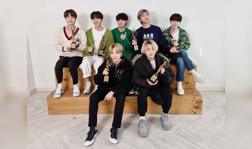 El septeto BTS arrasó con los Seoul Music Awards 2021. Foto: Big Hit