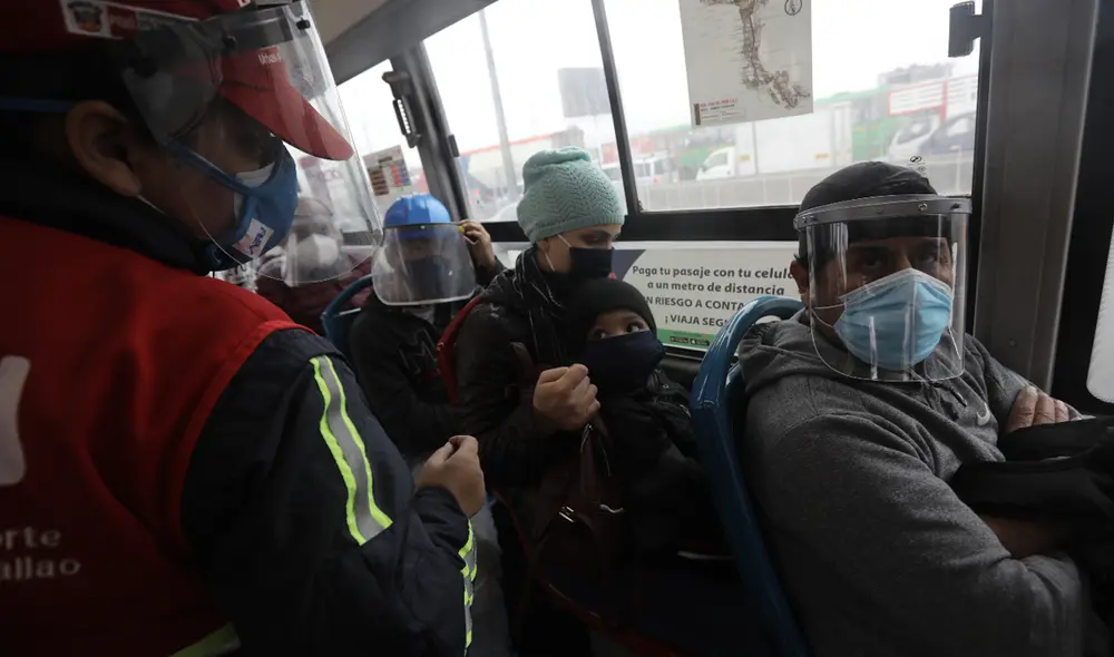 Usuarios deberán llevar mascarilla y protector facial de forma obligatoria. Foto: La República Usuarios deberán llevar mascarilla y protector facial de forma obligatoria. Foto: La República