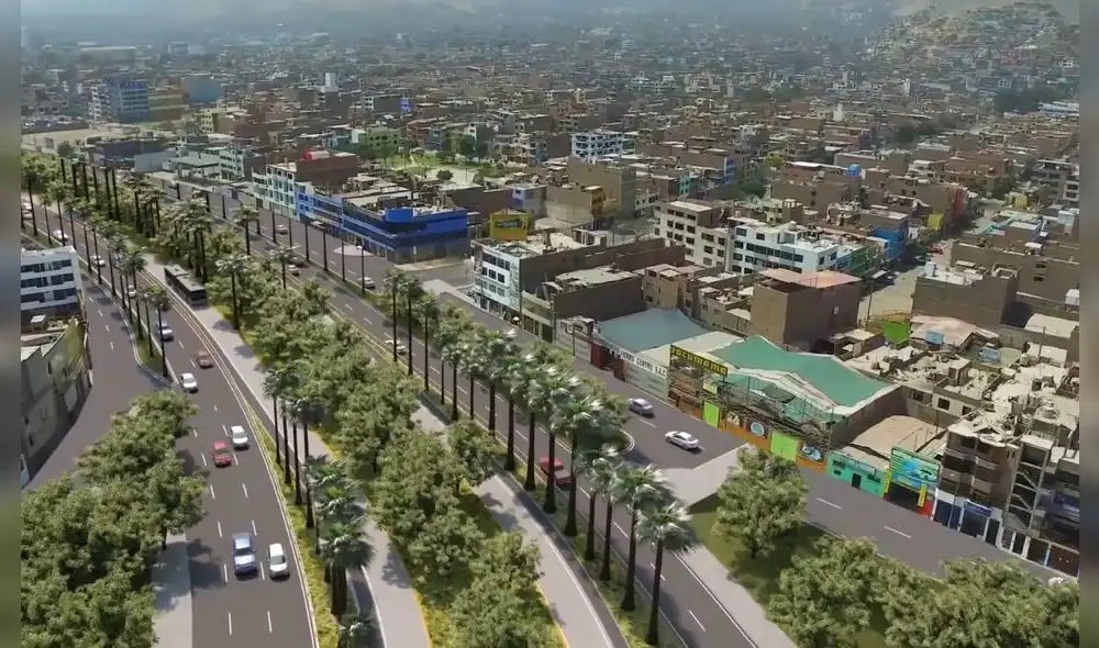 Imagen de proyección de obra. Foto: MML