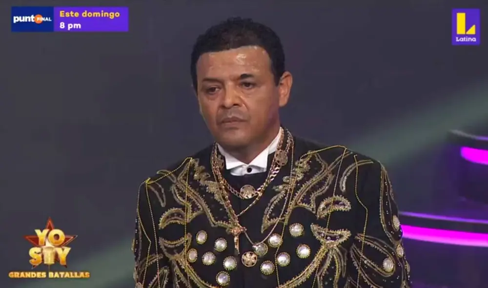 Imitador de Joe Arroyo no logró convencer al jurado en Yo soy, grandes batallas. Foto: captura de Latina