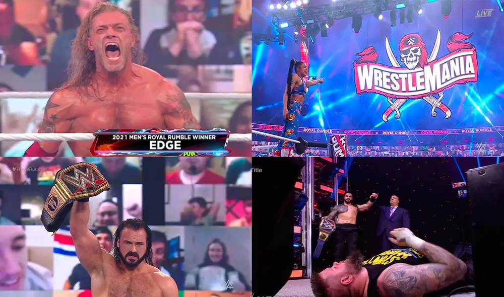 Royal Rumble 2021, el primer camino hacia WrestleMania 37, terminó con muchas sorpresas. Foto: WWE Royal Rumble 2021, el primer camino hacia WrestleMania 37, terminó con muchas sorpresas. Foto: WWE