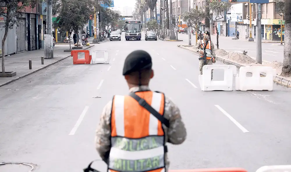 Primer día. Algunas calles de la ciudad estuvieron vacías. Foto: John Reyes/La República