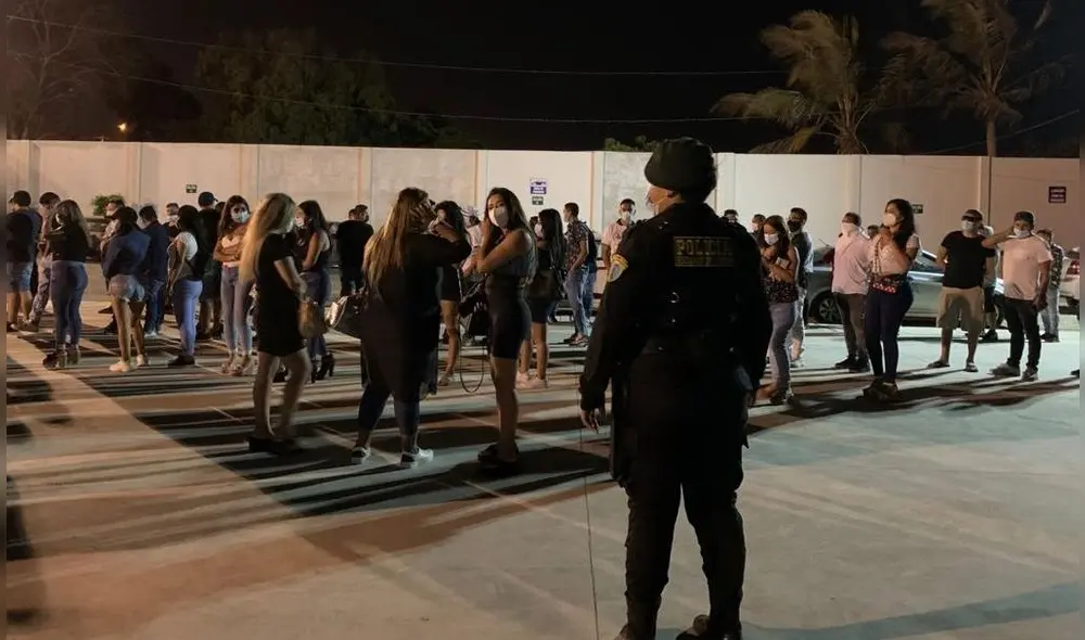 En el operativo se intervino el local de eventos “El Limonero Campestre”. Foto: PNP En el operativo se intervino el local de eventos “El Limonero Campestre”. Foto: PNP