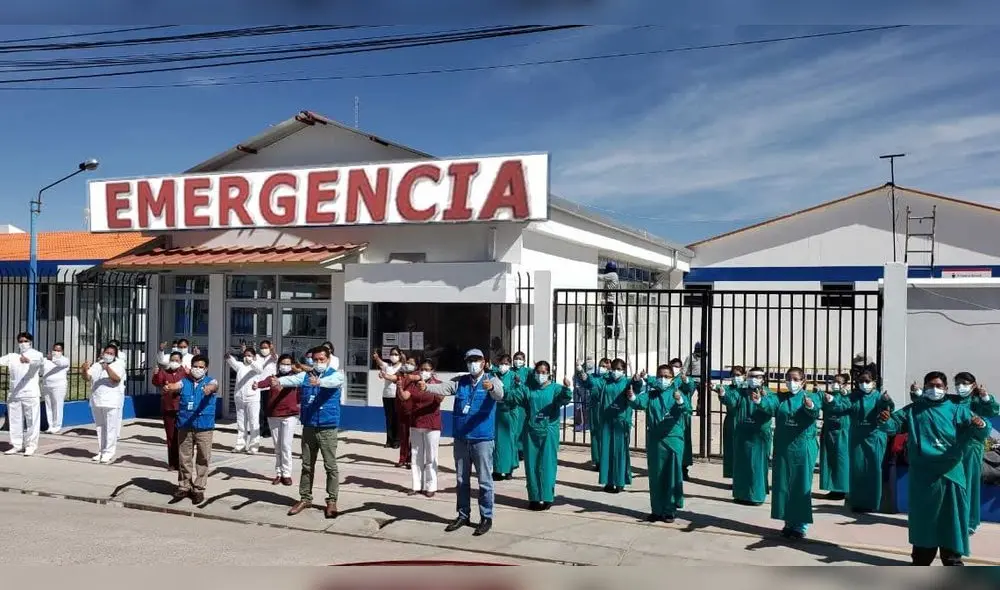 En EsSalud Juliaca se alistan para atender a pacientes contagiados con coronavirus. Foto: EsSalud.