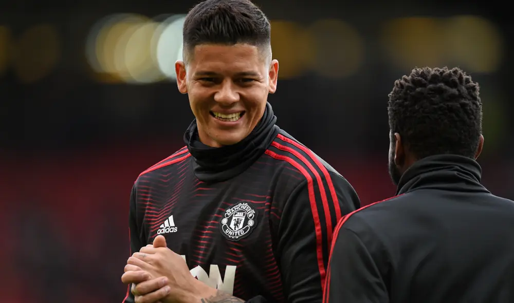 Marcos Rojo anotó 14 goles en su trayectoria como jugador profesional a nivel de clubes. Foto: AFP
