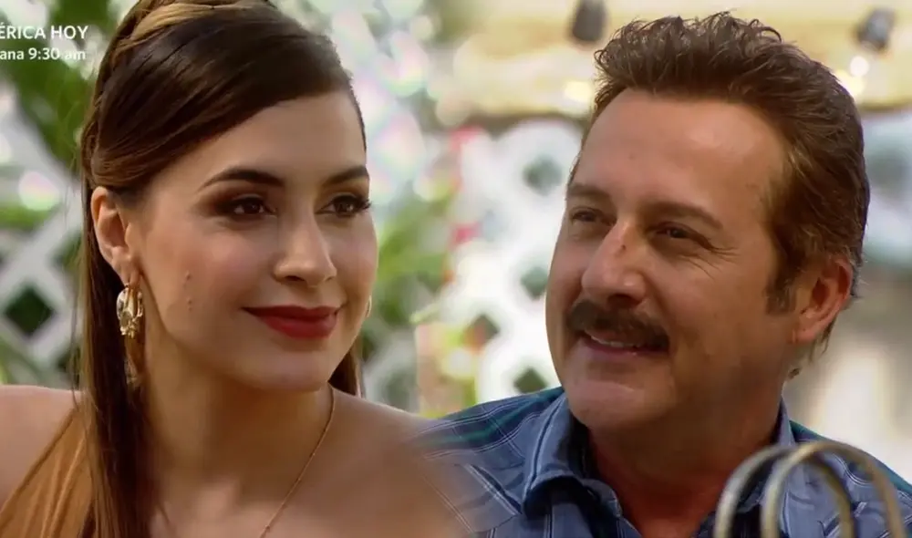 Ninfa el río (Milett Figueroa) y 'Pichón' Bravo (Paul Martin) tuvieron cita a ciegas en De vuelta al barrio. Foto: captura de América TV Ninfa el río (Milett Figueroa) y 'Pichón' Bravo (Paul Martin) tuvieron cita a ciegas en De vuelta al barrio. Foto: captura de América TV