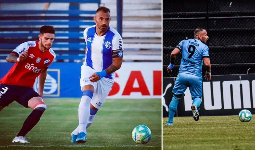 Enzo Borges cerró el 2020 con 11 goles en Cerro Largo de Uruguay. Foto: composición de La República