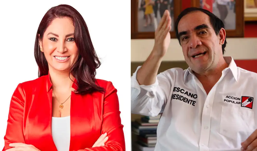 Aneth Acosta marcó distancia con posturas políticas del candidato presidencial por su partido. Foto: composición LR