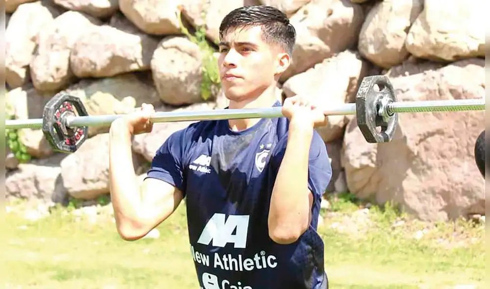 Se prepara. Guivin se logró adaptar a la altura de Cusco.  Foto: Club Cienciano