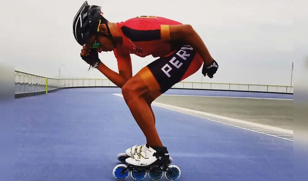 Deportista chiclayano es uno de los principales exponentes del patinaje juvenil en el Perú. Foto: Facebook.