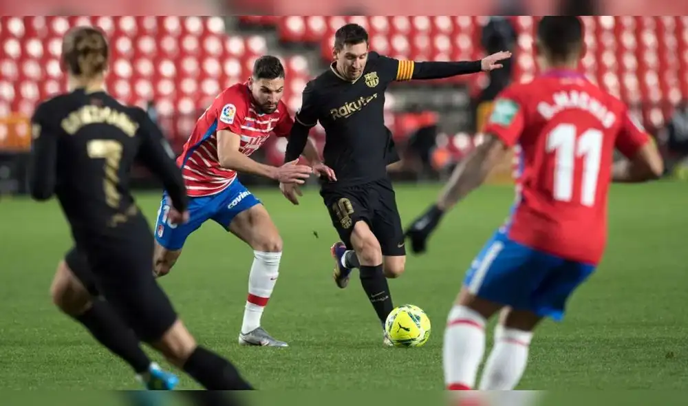 Barcelona vs. Granada jugarán desde las 3.00 p. m. de este miércoles. Foto: EFE Barcelona vs. Granada jugarán desde las 3.00 p. m. de este miércoles. Foto: EFE