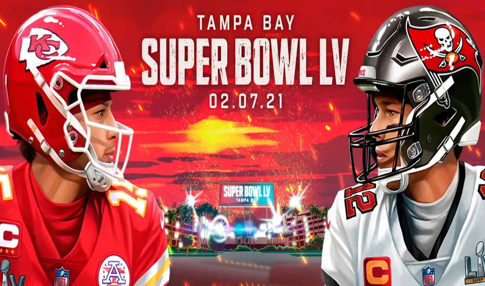Tampa Bay Buccaneers y Kansas City Chiefs protagonizan este domingo el Super Bowl 2021. Foto: @NFL/Twitter