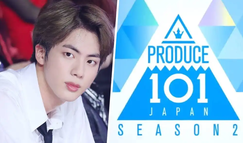 Trainee de Produce 101 Japan Season 2 se parece a Jin de BTS, según espectadores. Foto: composición Big Hit, CJ ENM