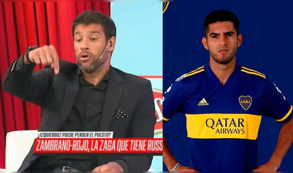 El exjugador de Vélez alabó las características de Zambrano en la defensa boquense. Foto: captura, ESPN, Boca Juniors El exjugador de Vélez alabó las características de Zambrano en la defensa boquense. Foto: captura, ESPN, Boca Juniors