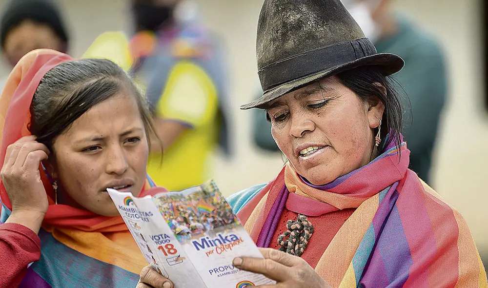 Un alto porcentaje no defi nió todavía su voto. Foto: AFP Un alto porcentaje no defi nió todavía su voto. Foto: AFP