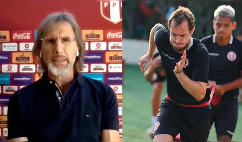 Ricardo Gareca se refirió a los equipos que jugarán competición internacional este año. Foto: FPF/Universitario
