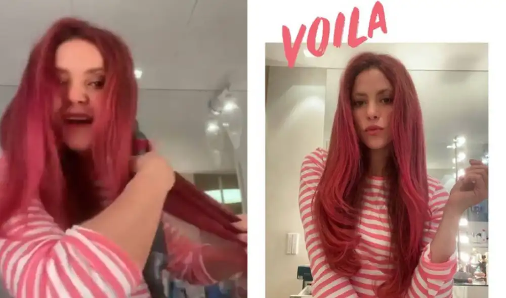 Shakira contó que tuvo algunos problemas para llegar al color deseado. Foto: composición Shakira, Instagram Shakira contó que tuvo algunos problemas para llegar al color deseado. Foto: composición Shakira, Instagram