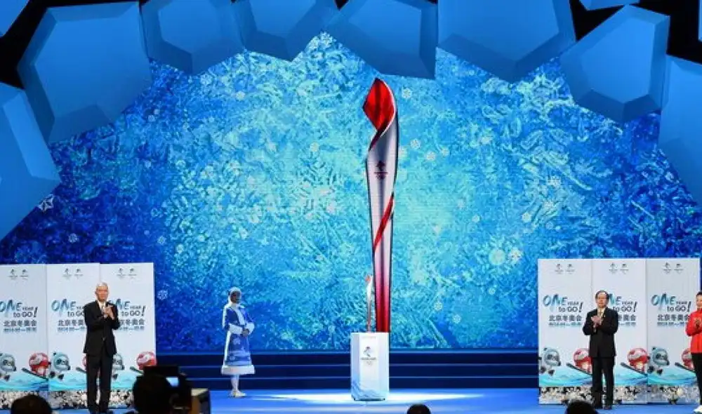 El diseño de la Antorcha Olímpica de Pekín 2022 también reúne las connotaciones culturales tradicionales y la tecnología de China. Foto: Comité Organizador de los Juegos de Invierno Beijing 2022