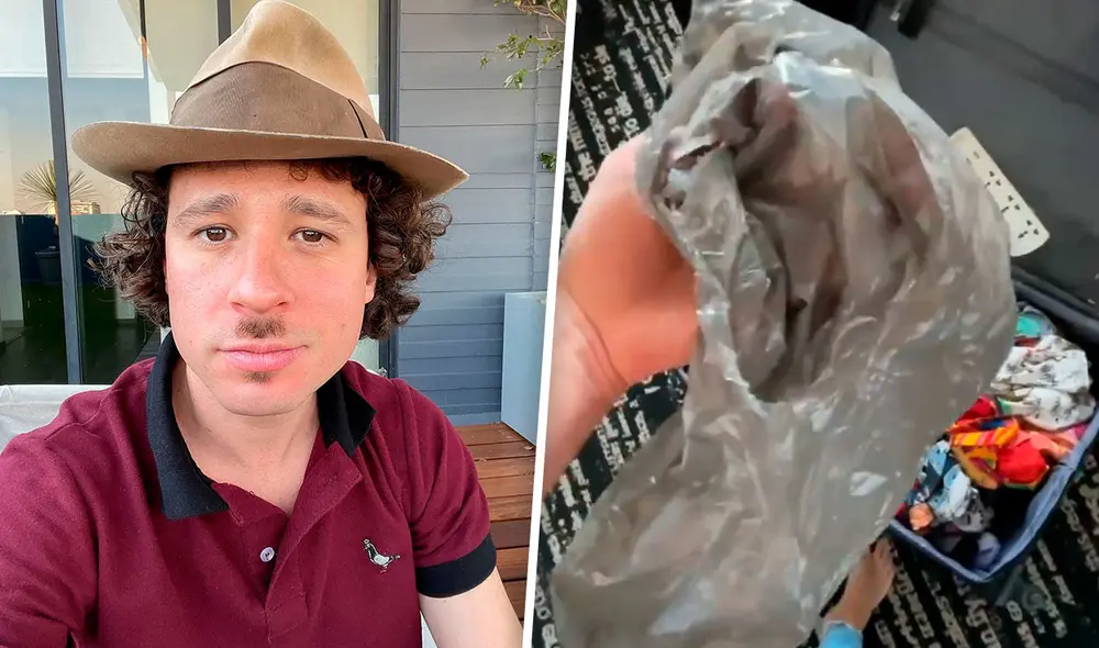 El youtuber contó cómo le abrieron la maleta y sustrajeron los dispositivos móviles. Foto: Luisito Comunica/Instagram