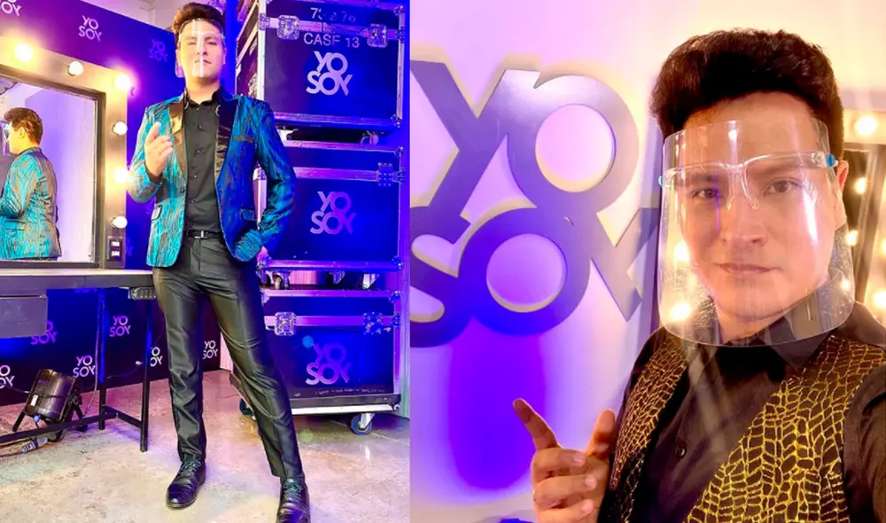 El artista peruano Harold Gamarra interpreta a Emmanuel en el formato chileno de Yo soy. Foto: Harold Gamarra Instagram