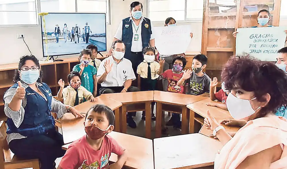 Clase. Nivel inicial requiere de un acompañamiento especial. Foto: difusión