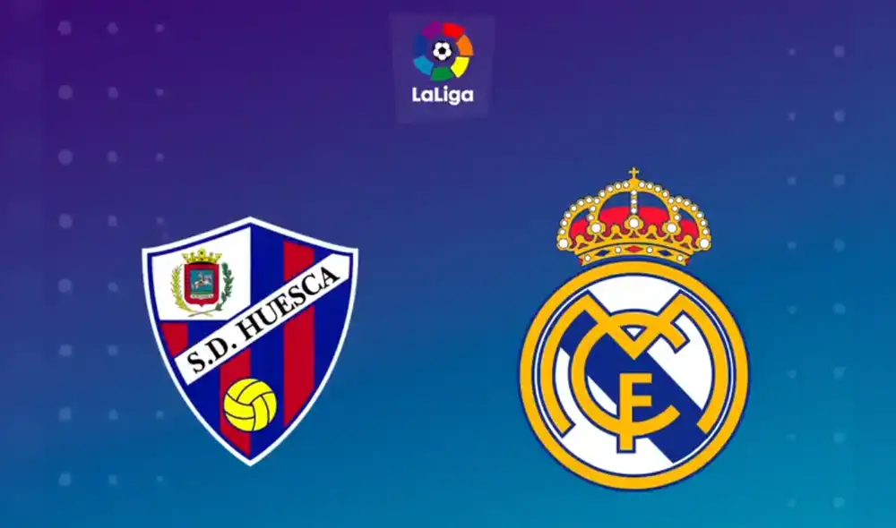 Real Madrid está a 10 puntos del líder Atlético Madrid. Huesca buscará una victoria que le permita alejarse de la baja. Foto: captura/Twitter @realmadrid