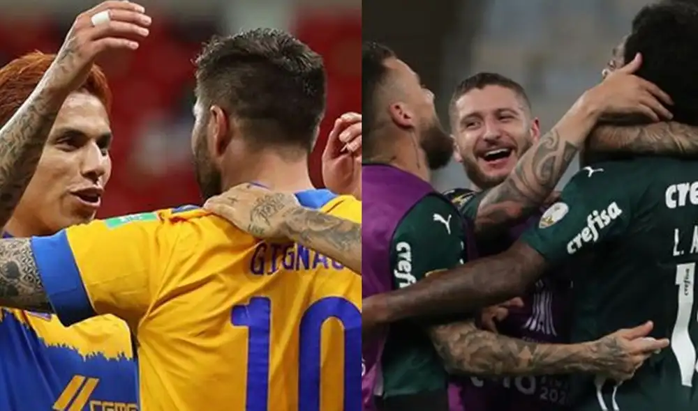 Tigres y Palmeiras buscarán su boleto a la final del Mundial de Clubes. Foto: Composición GLR - EFE