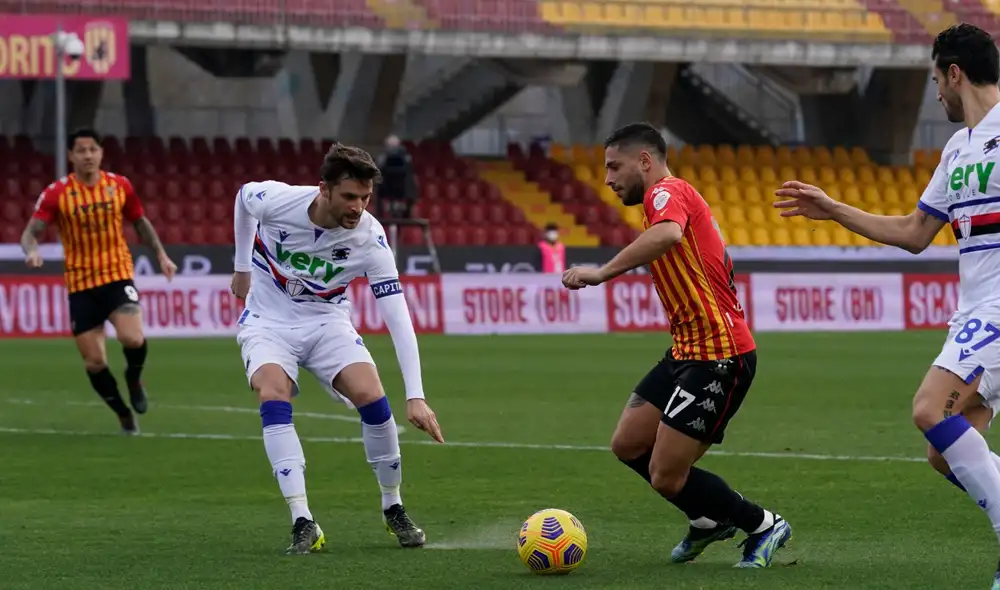 Benevento enfrenta a Sampdoria por la Serie A. Foto: EFE
