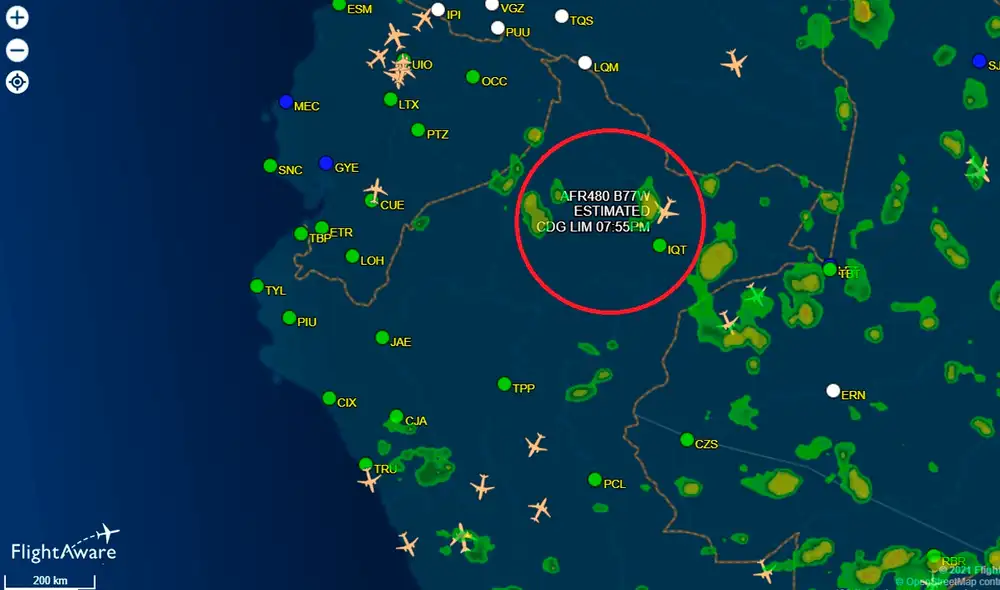 Vacunas llegarán el domingo 7 de febrero aproximadamente a las 8 p. m. Foto: FlightAware Vacunas llegarán el domingo 7 de febrero aproximadamente a las 8 p. m. Foto: FlightAware