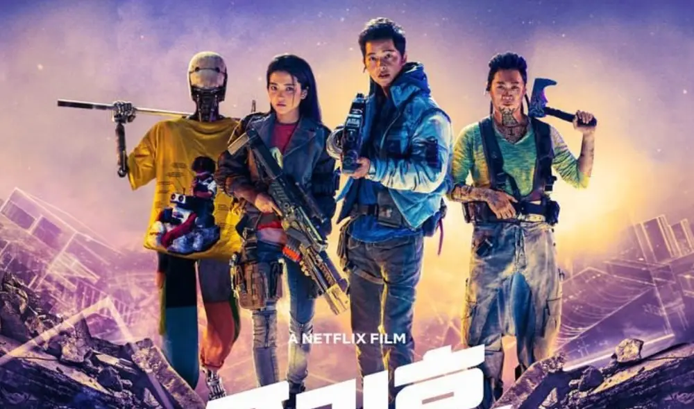 Space sweepers es protagonizada por Song Joong Ki, Kim Tae Ri y Jin Sun Kyu, y cuenta con la voz de Yoo Hae Jin. Foto: Netflix