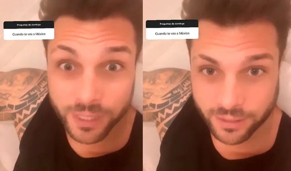 Nicola Porcella retornaría a México para iniciar sus estudios en el CEA de Televisa. Foto: captura Nicola Porcella / Instagram