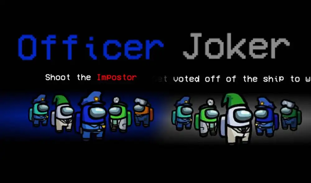 Se ha convertido en el mod más popular de Among Us en los últimos días y te permite jugar como médico, oficial, ingeniero y hasta un chistoso Joker. Foto: Among Us/Reddit