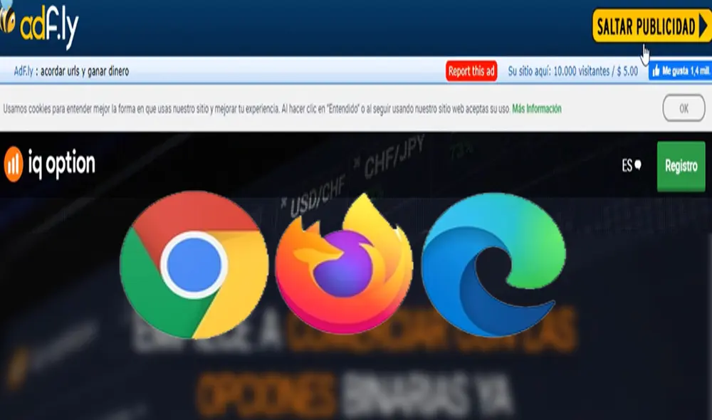 Universal Bypass se llama la extensión que debes instalar en tu navegador. Foto: composición La República