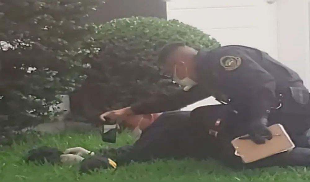 Policía logró desactivar granada. Foto: Municipalidad de La Molina Policía logró desactivar granada. Foto: Municipalidad de La Molina